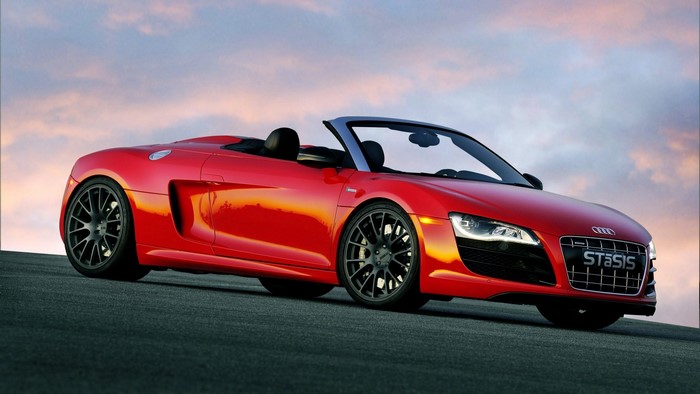 Red Audi R8 Convertible STASIS