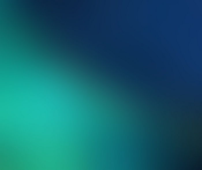 Blurred gradient background with teal and navy blue colors