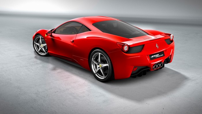 Red Ferrari 458 Italia Car