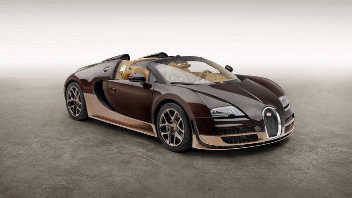 Brown Bugatti Grand Sport Vitesse Convertible