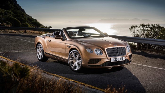 Bentley Continental GT Convertible on a Coastal Road