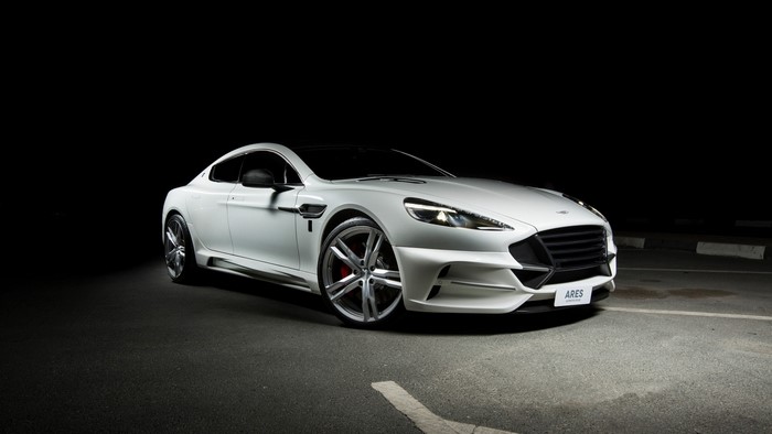 White Aston Martin Rapide by ARES