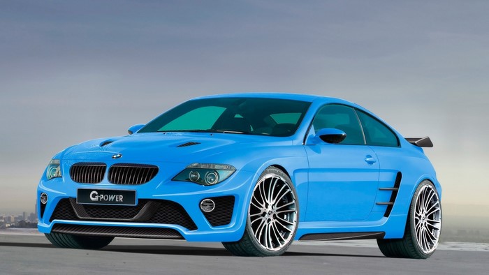 Blue G-Power BMW Coupe