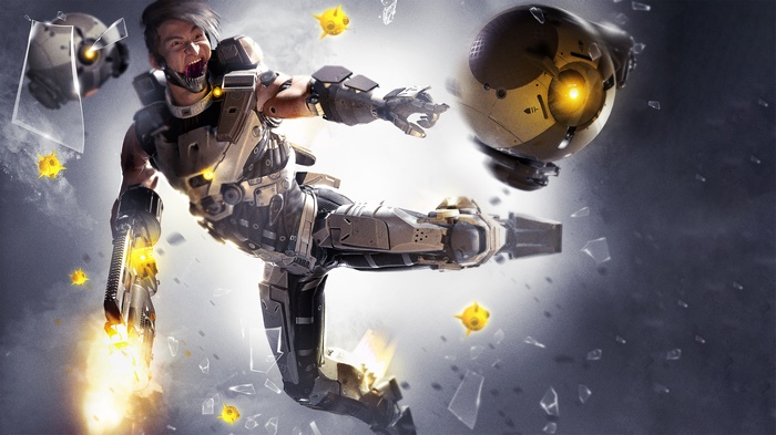 Feng from LawBreakers in action, 4K