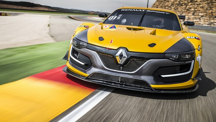 Renault Sport RS racing car on a track