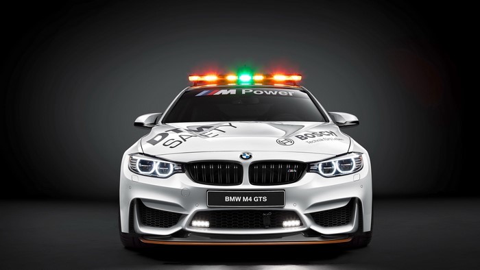 BMW M4 GTS Safety Car with Lights