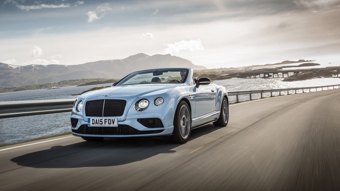 Bentley Continental GT Convertible on a Coastal Road
