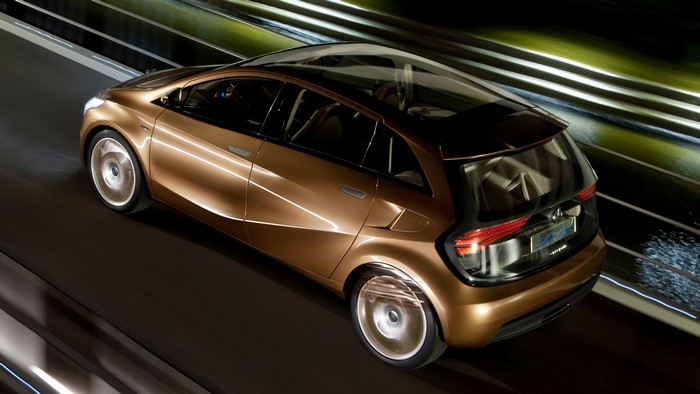 Mercedes-Benz Bluezero E-Cell concept car