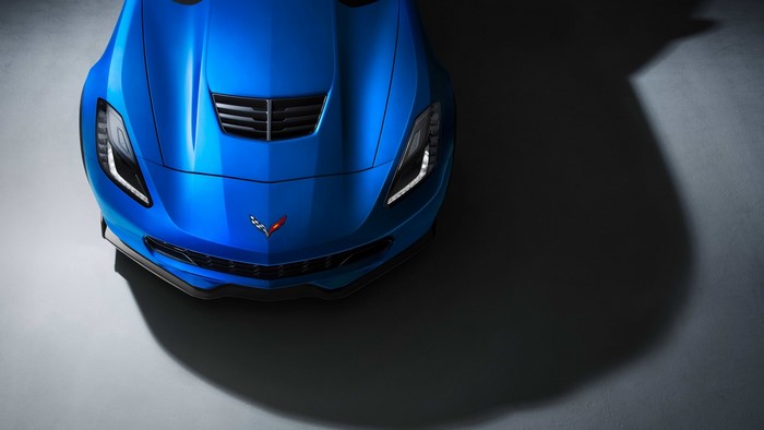 Blue 2015 Corvette Z06 Supercar