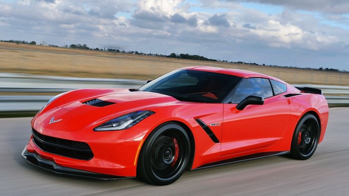 Red 2015 Chevrolet Corvette Stingray Z06