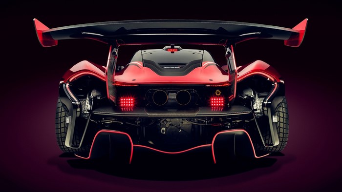 McLaren P1 GTR rear view