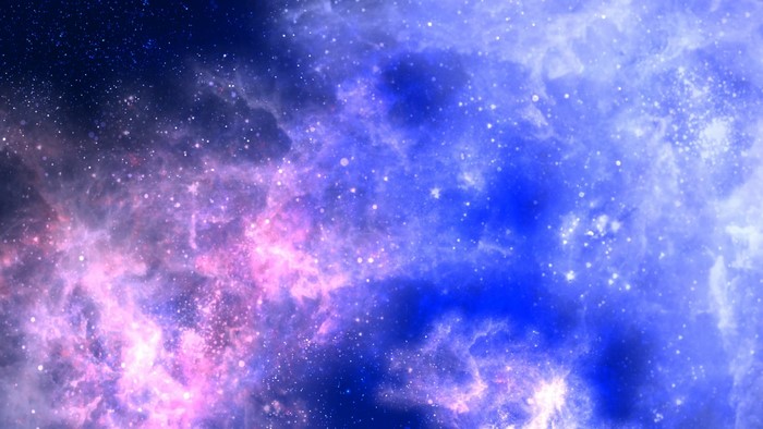 Cosmic Nebula with Stars