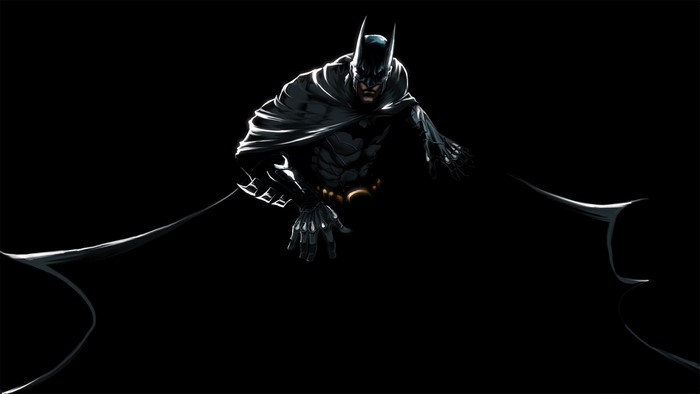 Batman in the dark