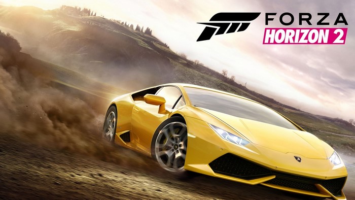 Forza Horizon 2 car driving on dirt road