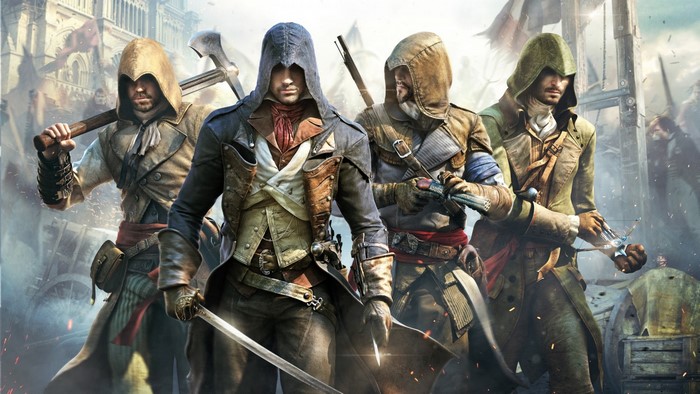 Four Assassins from Assassin's Creed Unity