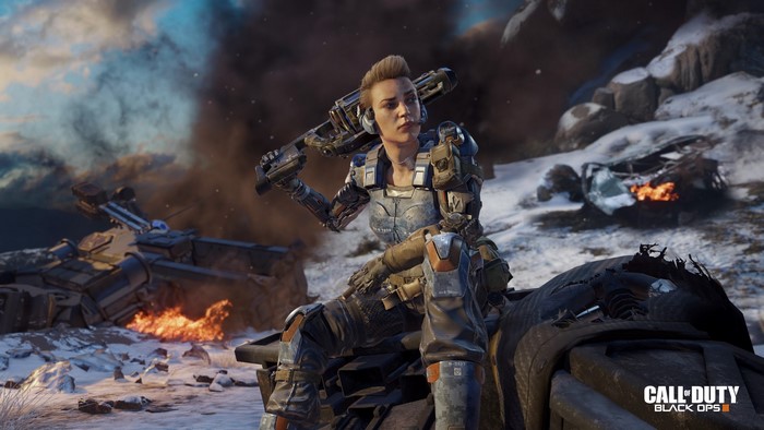 Female soldier from Call of Duty Black Ops 3