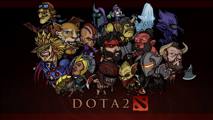 Dota 2 Heroes Illustration