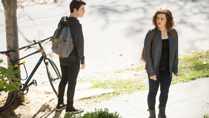 Hannah Baker and Clay Jensen from 13 Reasons Why