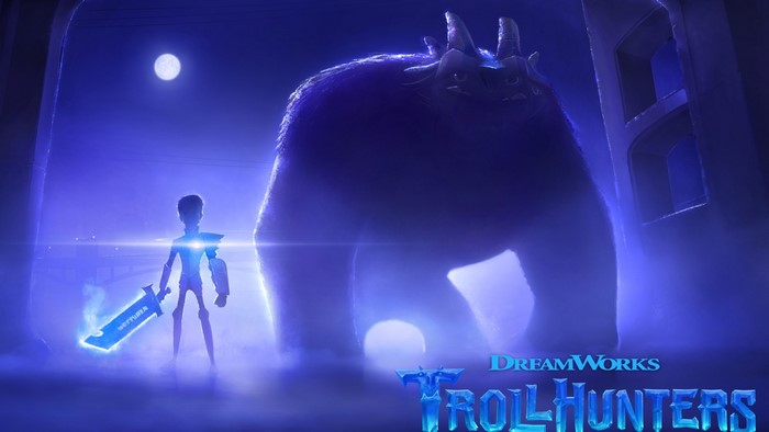 Jim Lake Jr. and a Troll from Trollhunters