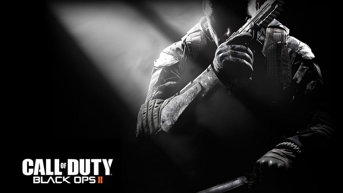 Call of Duty Black Ops 2 soldier with gun