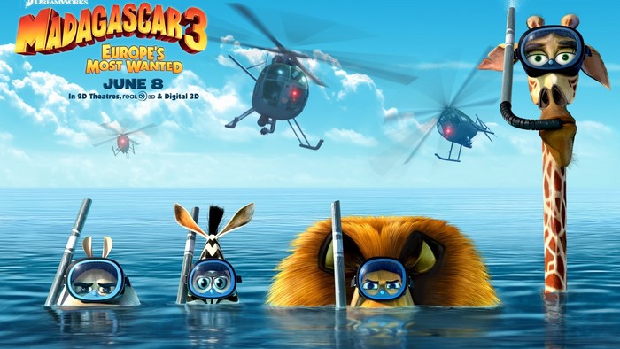 Madagascar 3: Europe's Most Wanted Movie Poster