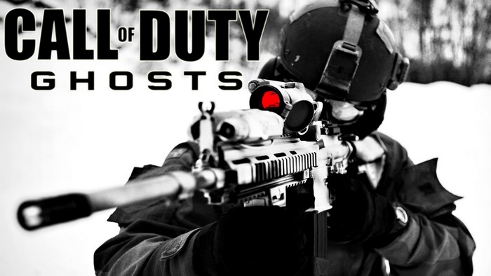 Call of Duty Ghosts Soldier with Sniper Rifle