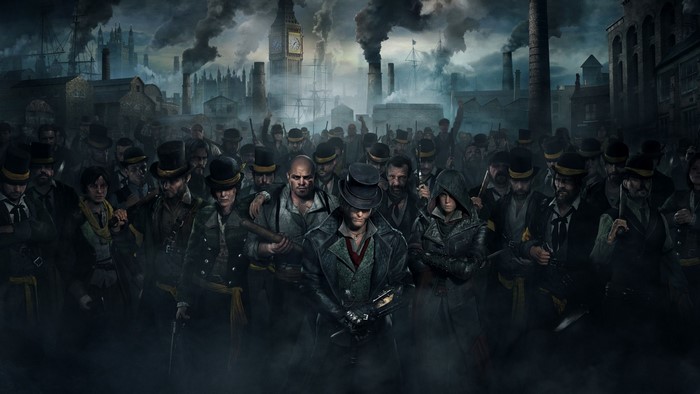Assassins Creed Syndicate crowd with Big Ben