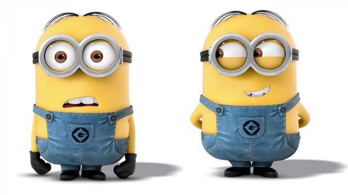 Two Minions from Despicable Me