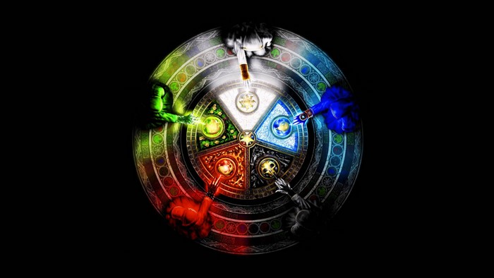 4K Magic Gathering Mana Circle Art