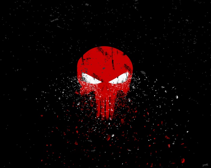 The Punisher skull logo