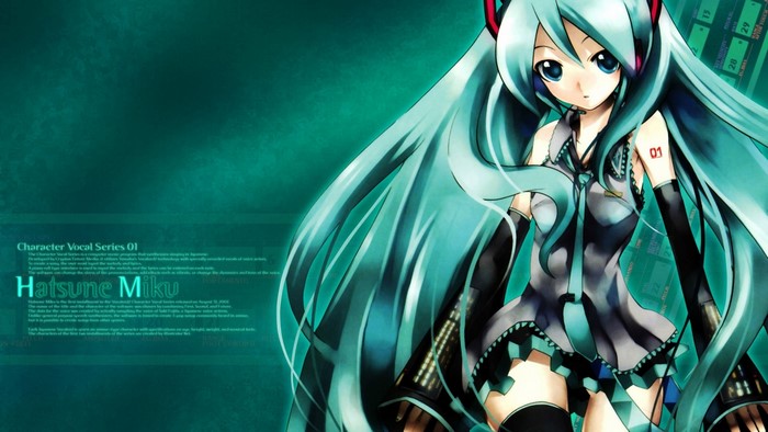 Hatsune Miku from Vocaloid 2