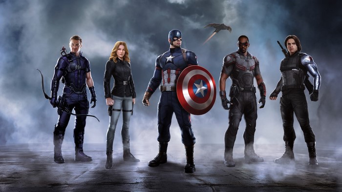 Captain America Team from Civil War