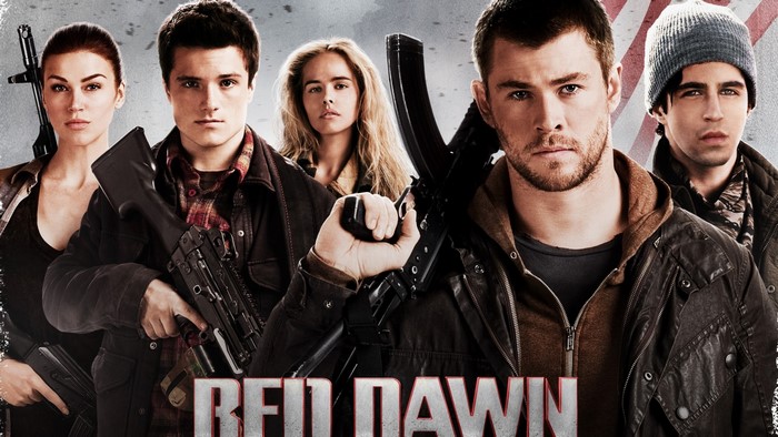 Red Dawn Movie Poster with Cast