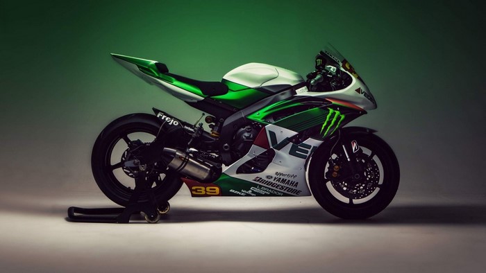 Yamaha R6 Motorcycle with Monster Energy Livery
