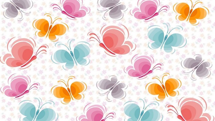 Butterfly Pattern Vector Art