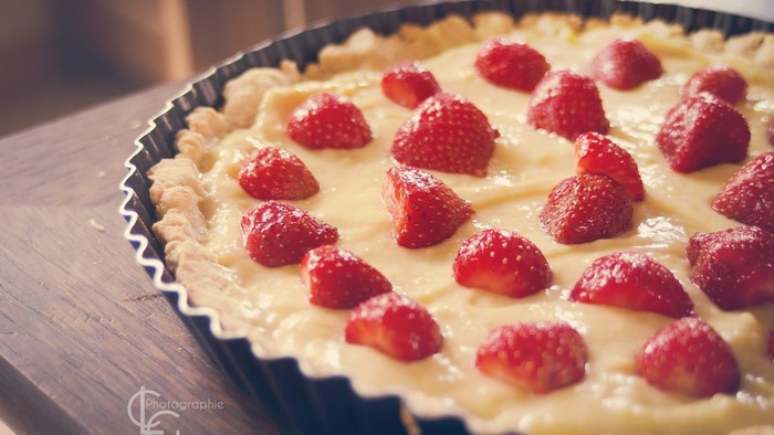 Strawberry Cream Tart