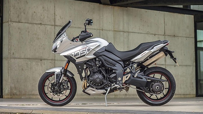 Silver Triumph Tiger Sport Motorcycle