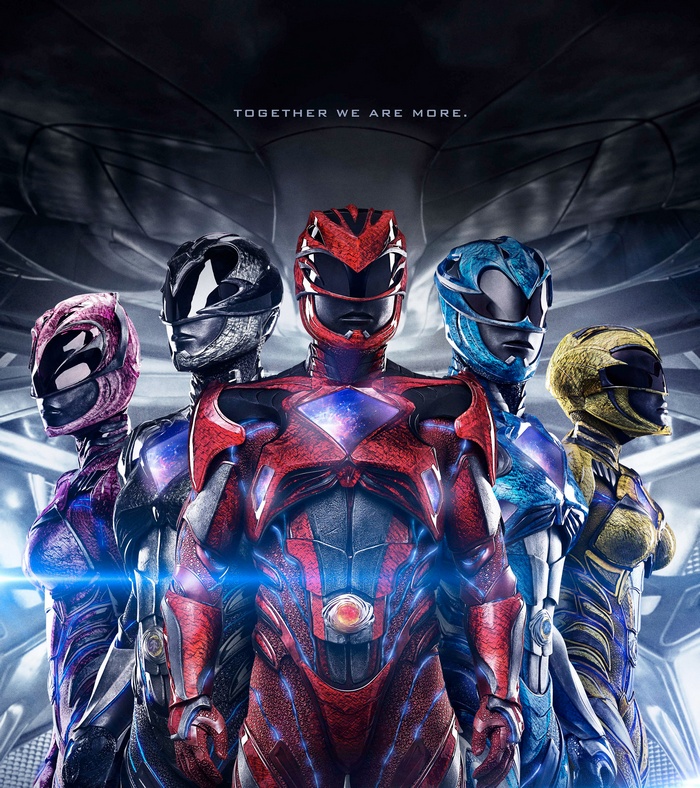 Power Rangers in their suits