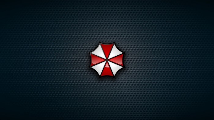 Umbrella Corporation Logo on Textured Background