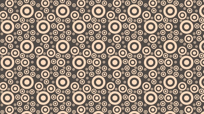 Pink Circles Pattern on Dark Background