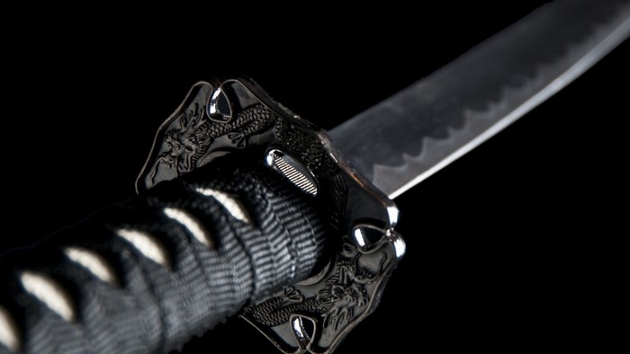 Japanese Katana with Dragon Guard