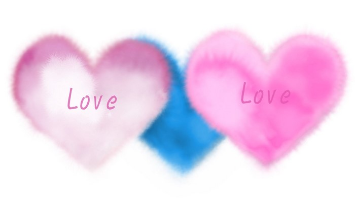 Soft Fluffy Love Hearts