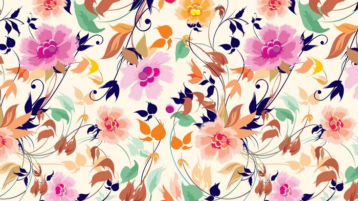 Floral Art Background