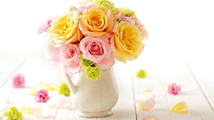 Roses in a Vase