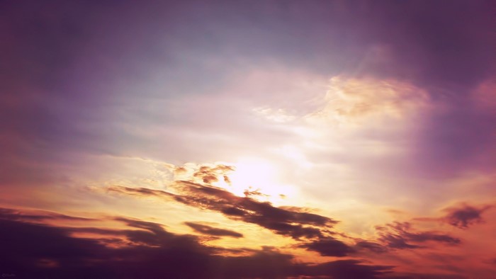 Dramatic Sunset Clouds