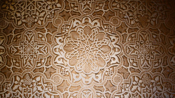Islamic mosaic art pattern