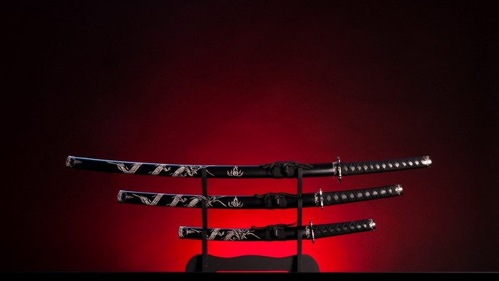 Japanese Swords on Display