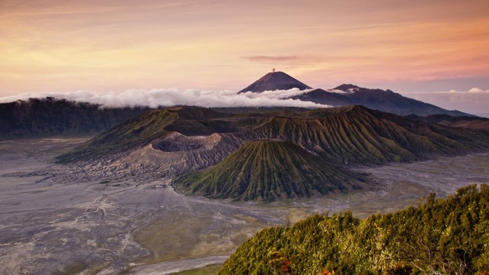 Bromo Mountain Indonesia at Sunset