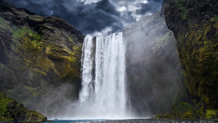 Skogafoss Waterfall in Iceland