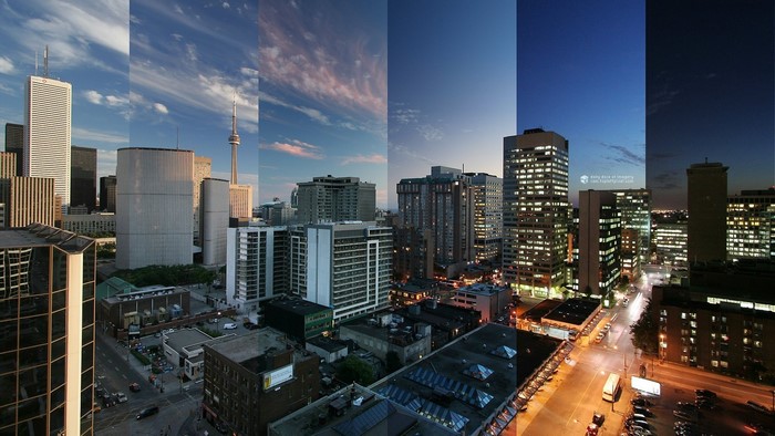 Toronto Cityscape Over Time